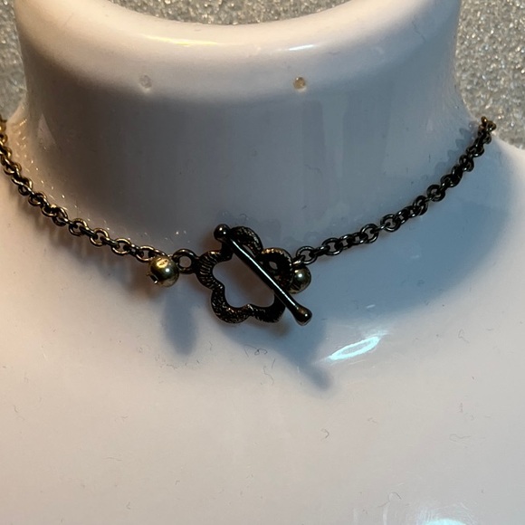 Elegant Purple Stone Beaded Necklace - Picture 2 of 3